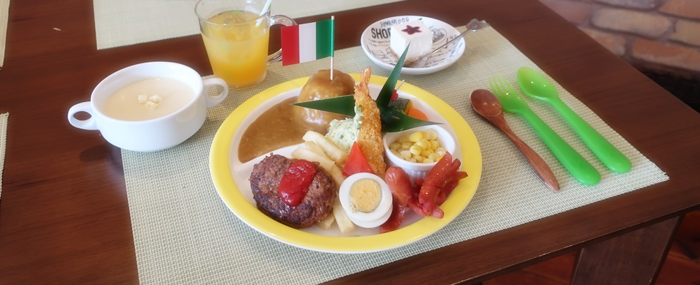 マルミハウスのお子様ランチキッズプレートまるぱくセット